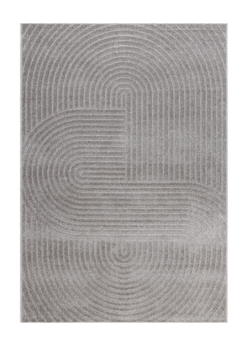 Santos Vorm Grå 160x230 cm Inom- och Utomhusmatta