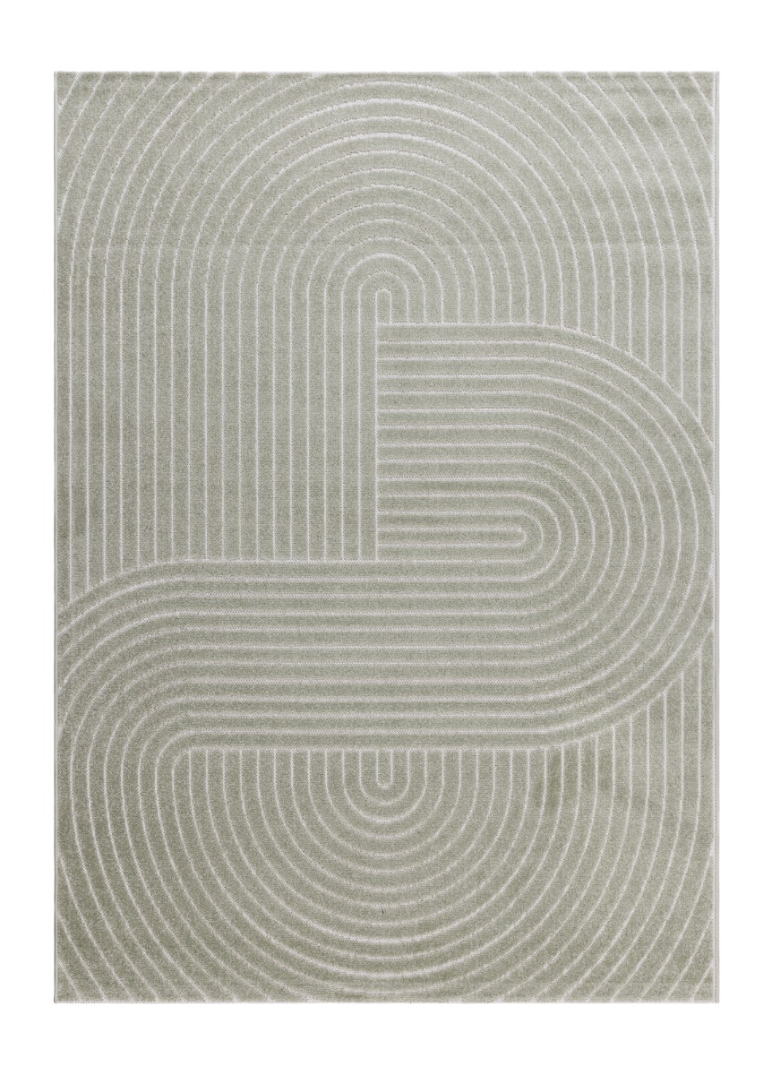 Santos Vorm Grön 160x230 cm Inom- och Utomhusmatta