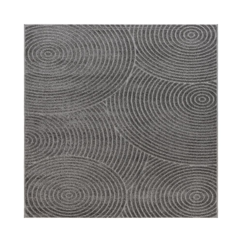 Santos Moda Grafit Kvadrat 280 cm Inom- och Utomhusmatta