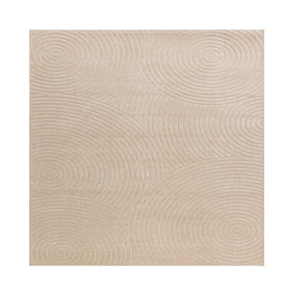 Santos Moda Linne Kvadrat 200 cm Inom- och Utomhusmatta