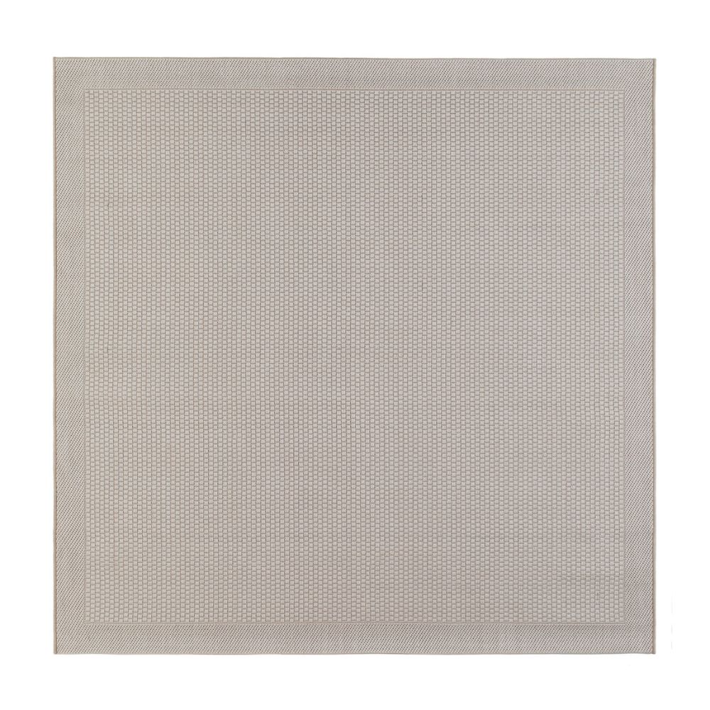 Costa Vit Kvadrat 240 cm Inom- och Utomhusmatta