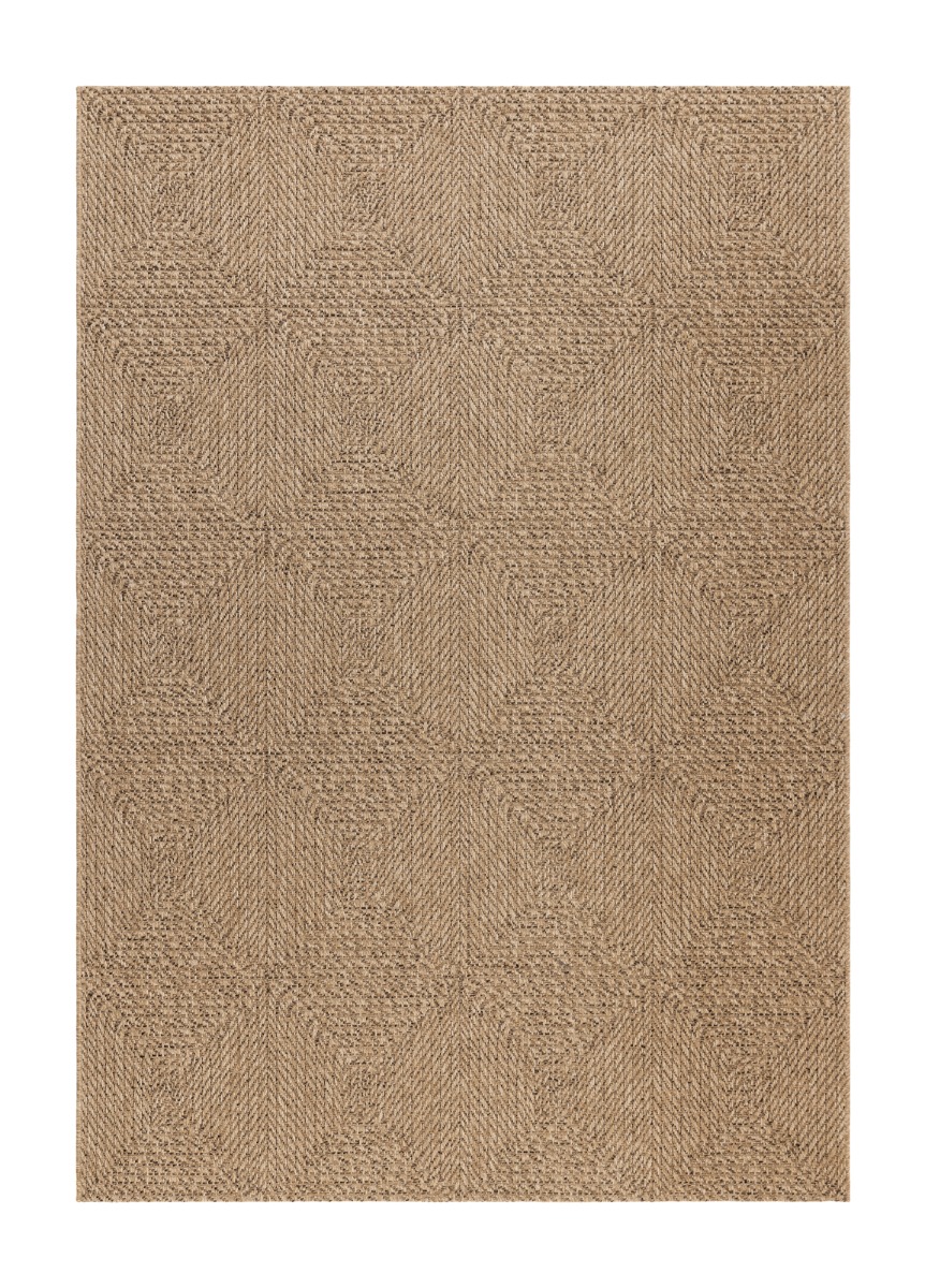 Luonto Quad Beige 200x300 cm Inom- och Utomhusmatta