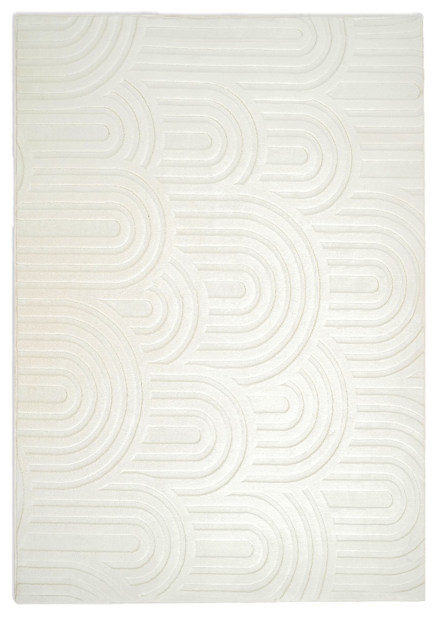 Fuzzy Soma Offwhite 240x340 cm Tvättbar Mjuk Ryamatta