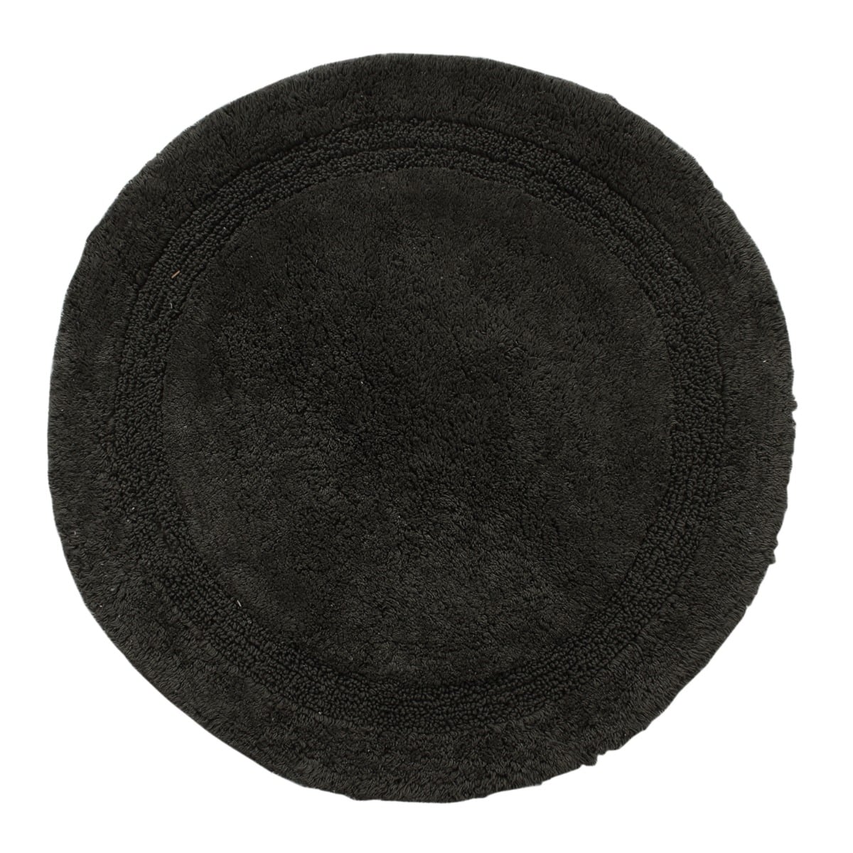 Noah Foam Svart Rund 100 cm Badrumsmatta