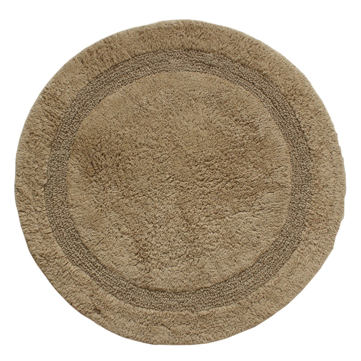 Noah Foam Taupe Rund 60 cm Badrumsmatta