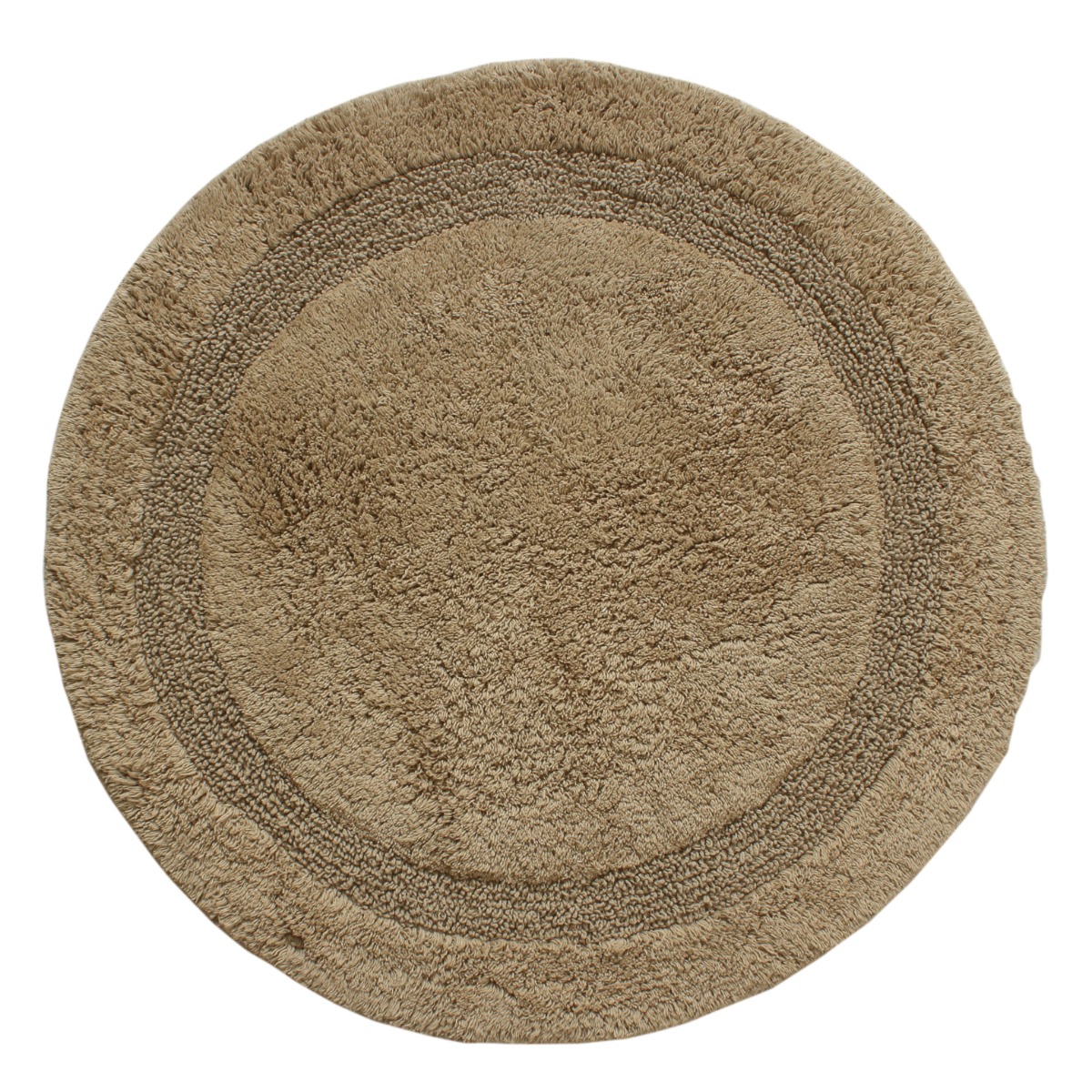 Noah Foam Taupe Rund 100 cm Badrumsmatta
