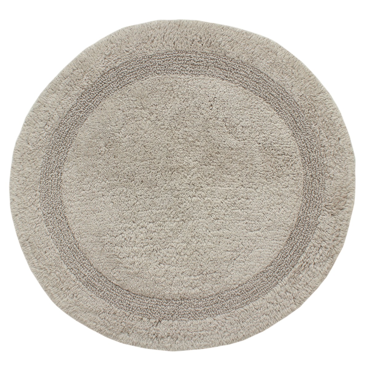 Noah Foam Grå Rund 60 cm Badrumsmatta