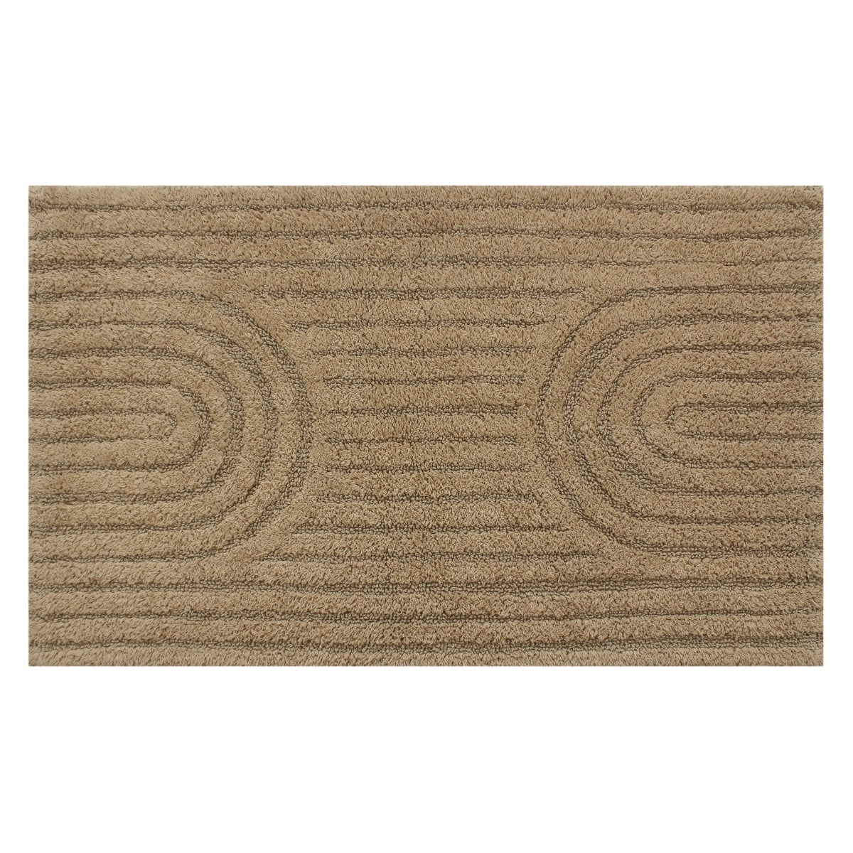 Noah Crush Taupe 50x60 cm Badrumsmatta