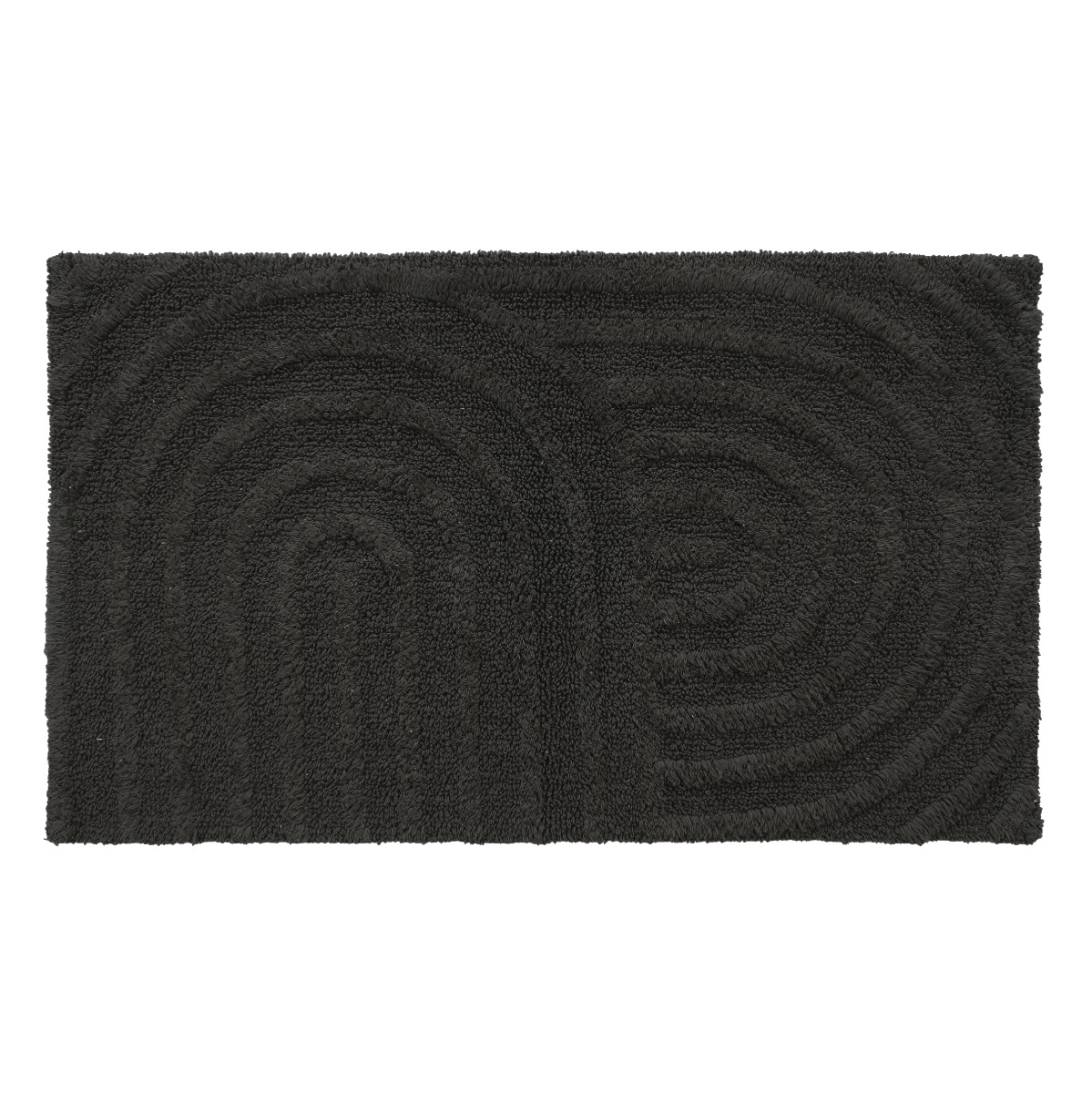 Noah Rake Svart 60x100 cm Badrumsmatta