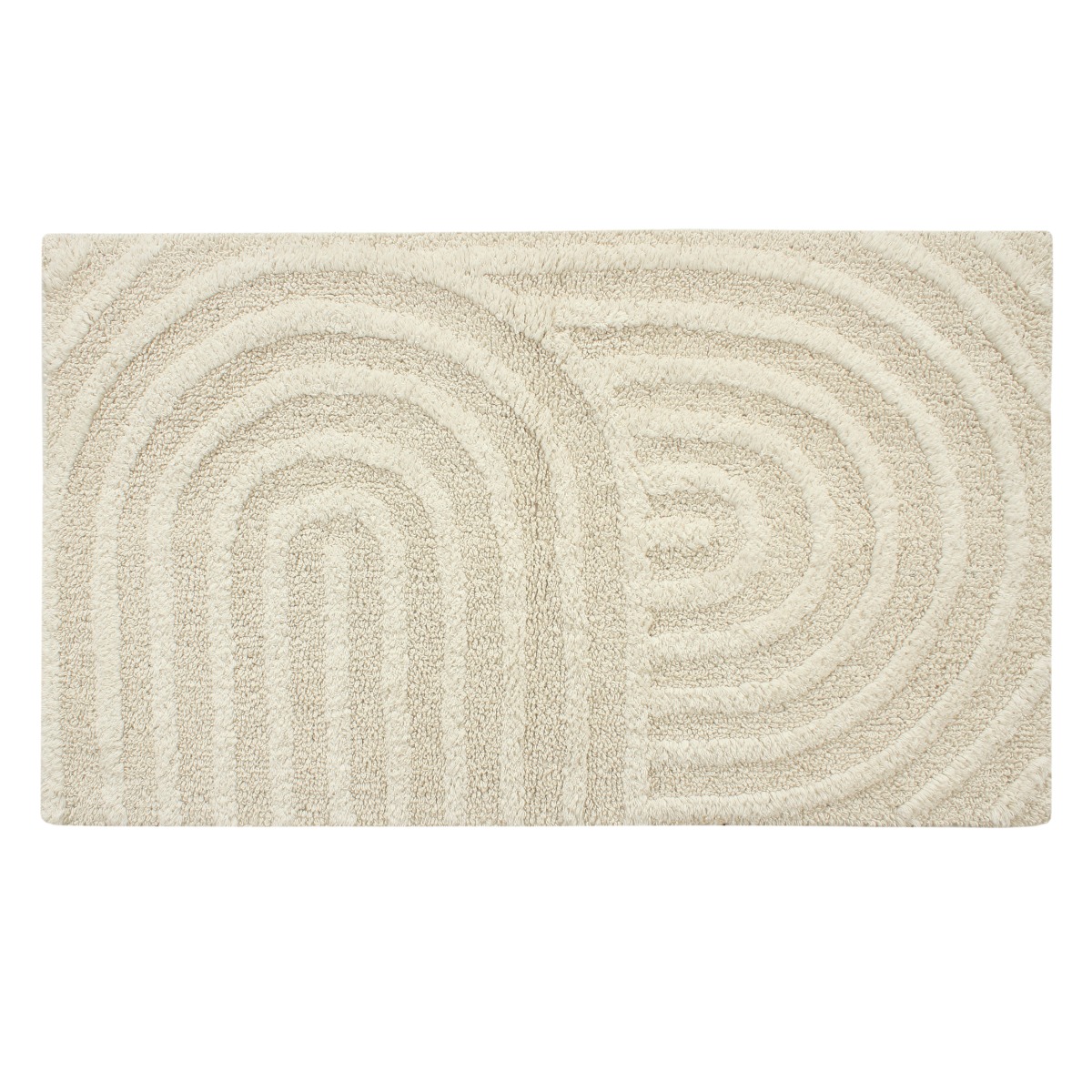 Noah Rake Vit 60x100 cm Badrumsmatta