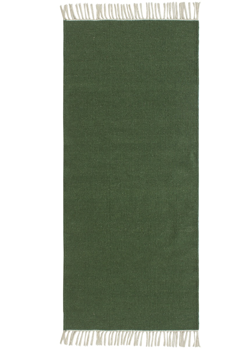 Dalen Mörkgrön 75x150 cm Ullmatta