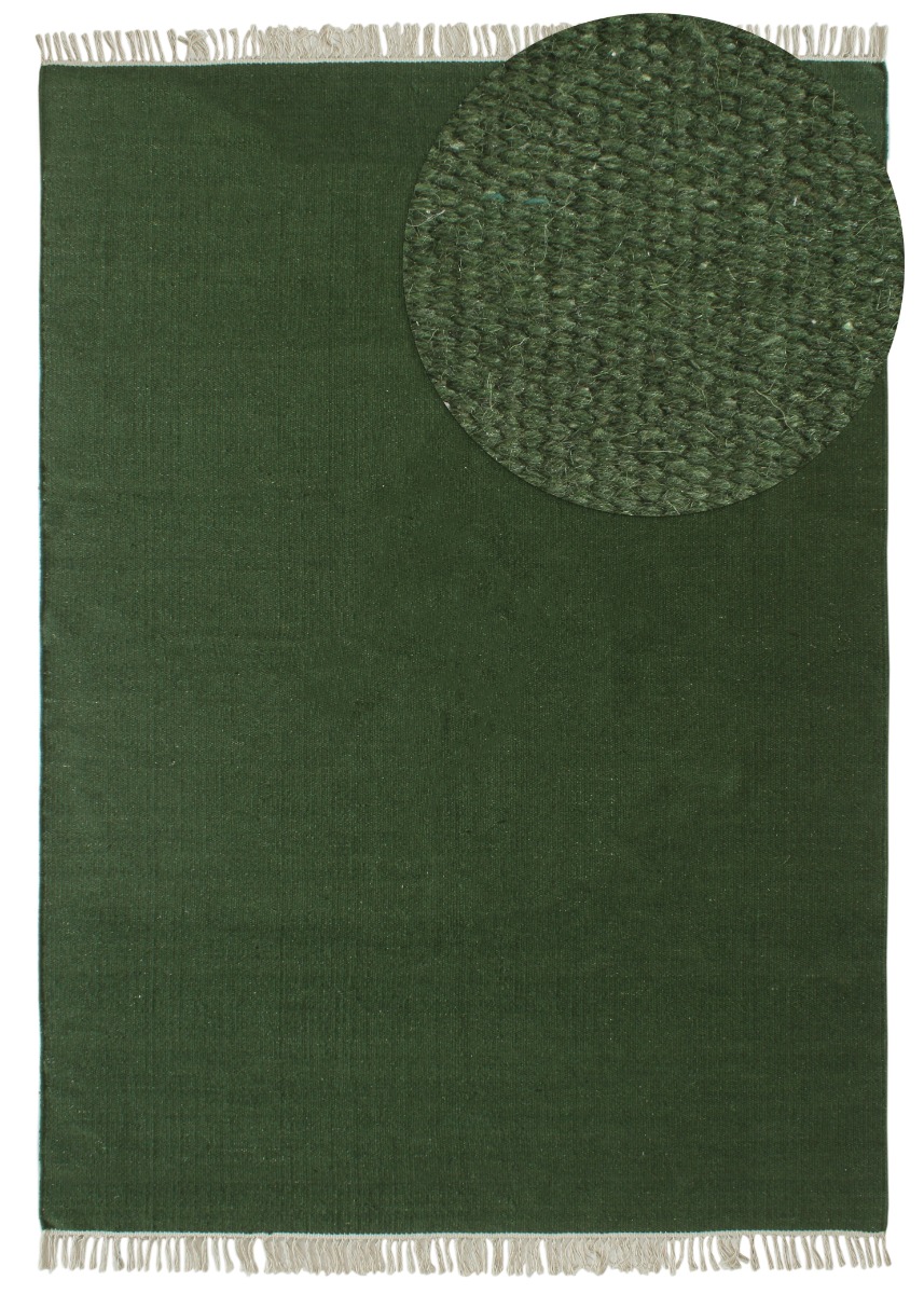 Dalen Mörkgrön 240x340 cm Ullmatta