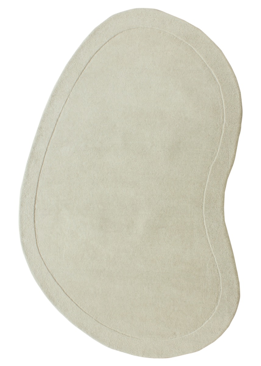 Vallbo Organic Offwhite 200x290 cm Ullmatta