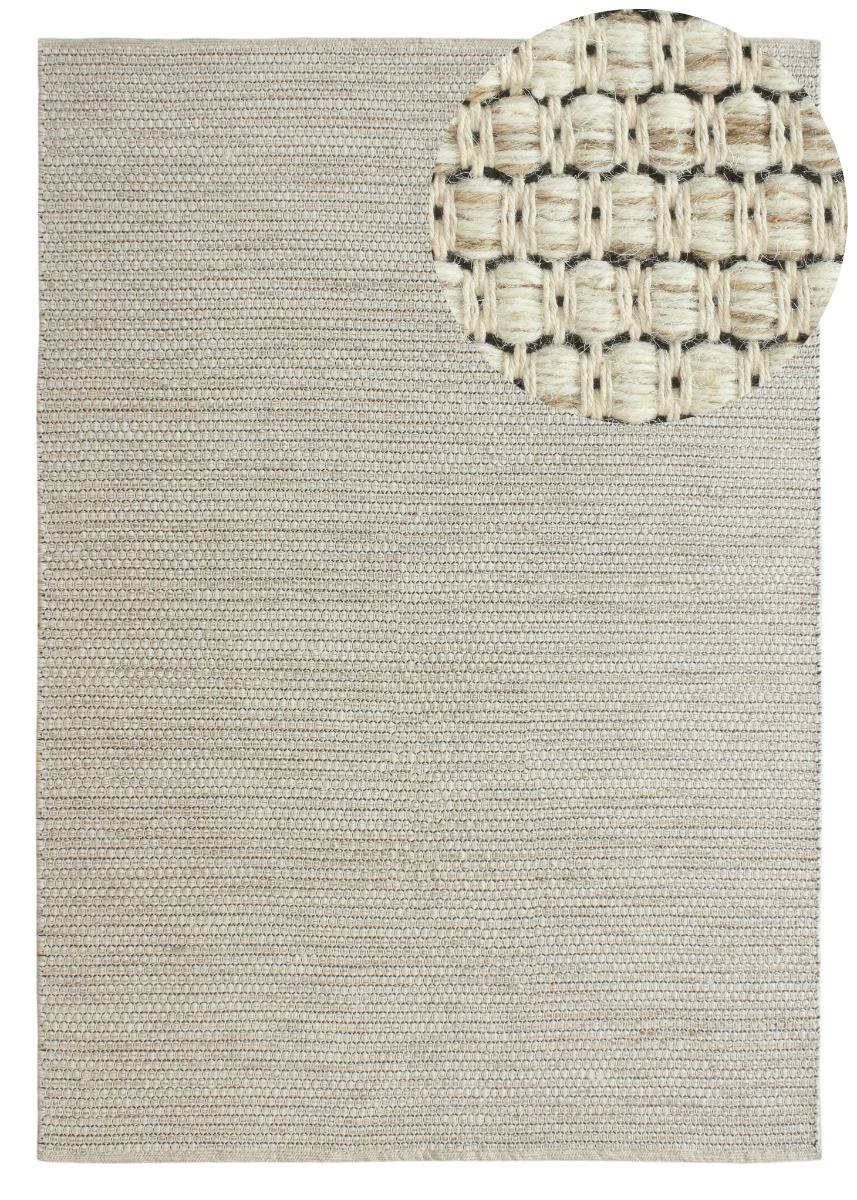 Mila Offwhite 200x290 cm Ullmatta