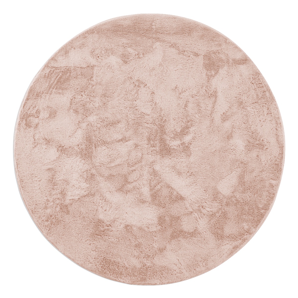 Rabbit Eco Rosa Rund 120 cm Pälsmatta