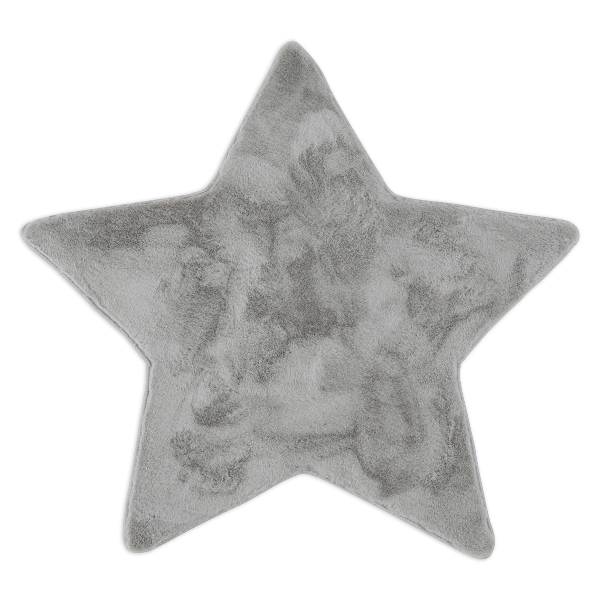 Rabbit Star Silver 100x100 cm Barnmatta Mjuk Päls-look