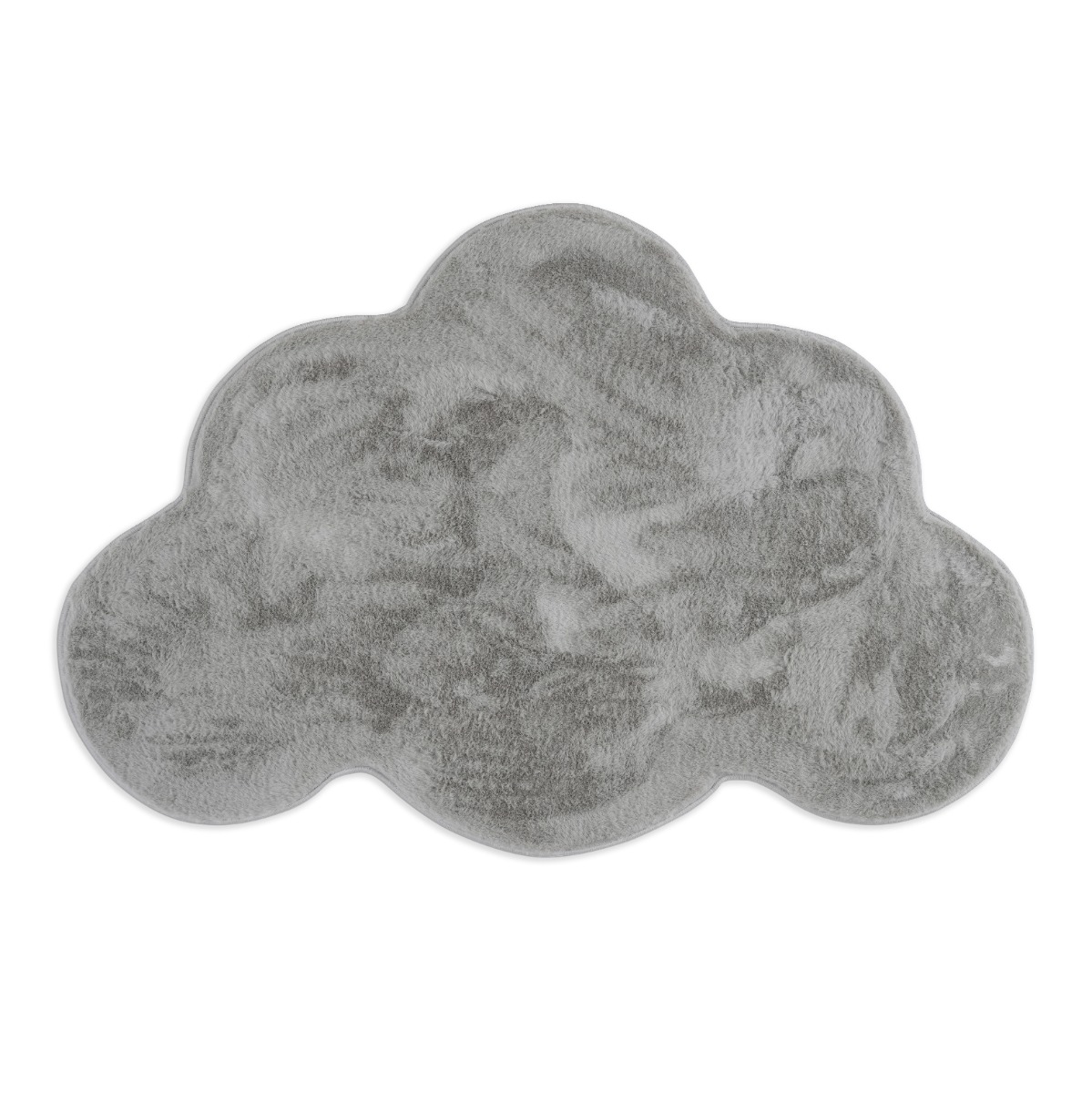 Rabbit Cloud Silver 80x120 cm Barnmatta Mjuk Päls-look