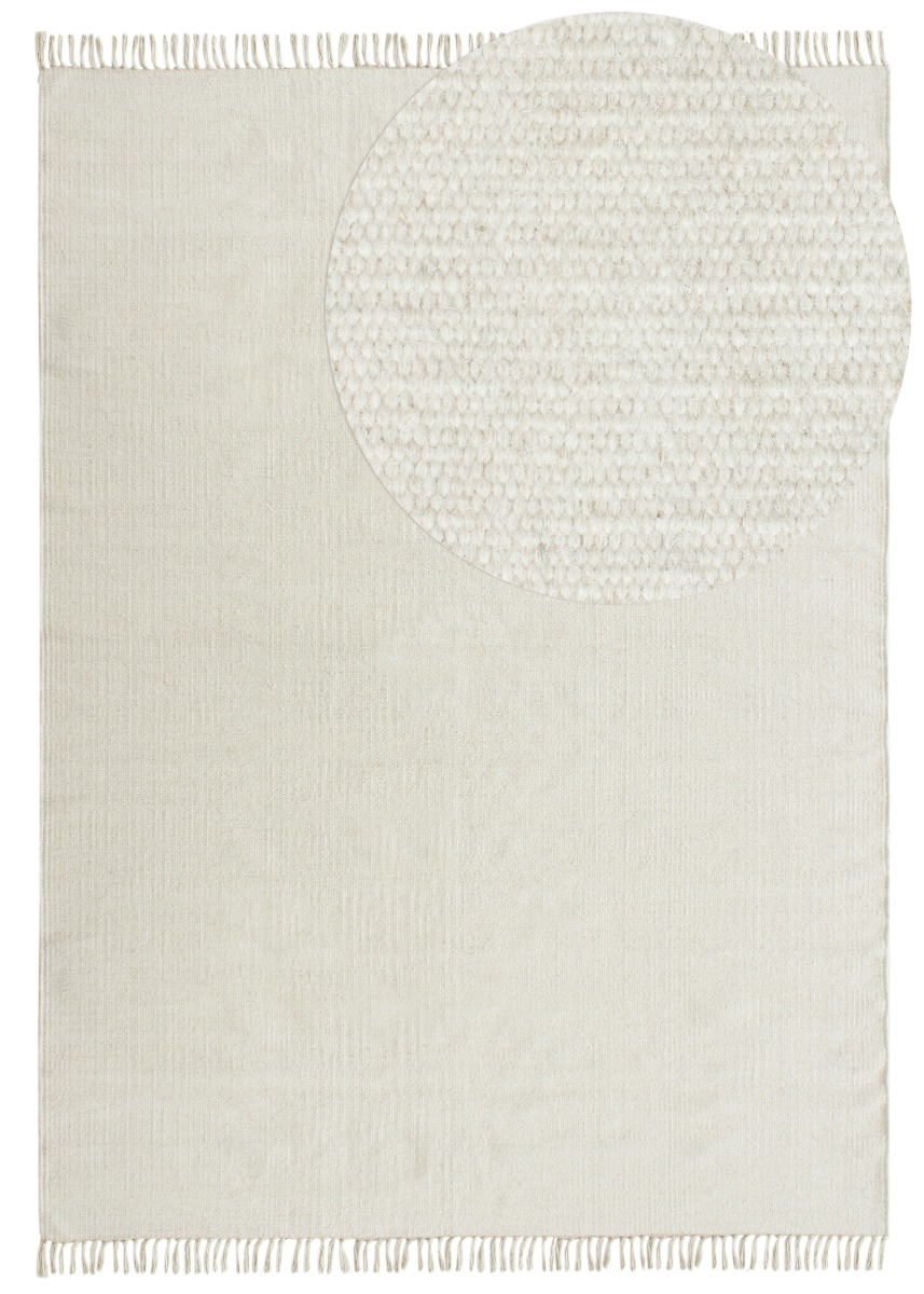 Dalen Offwhite 280x380 cm Ullmatta