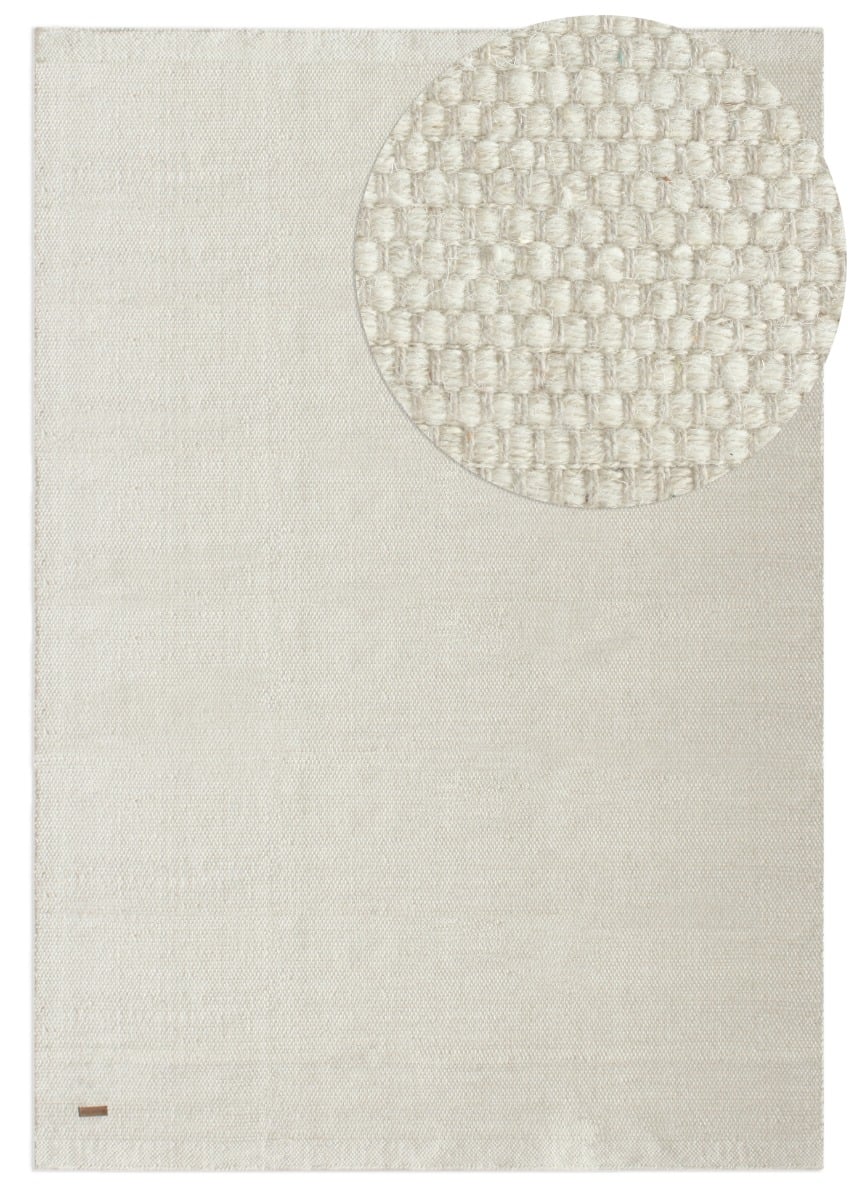 Norrsken Offwhite 200x290 cm Ullmatta