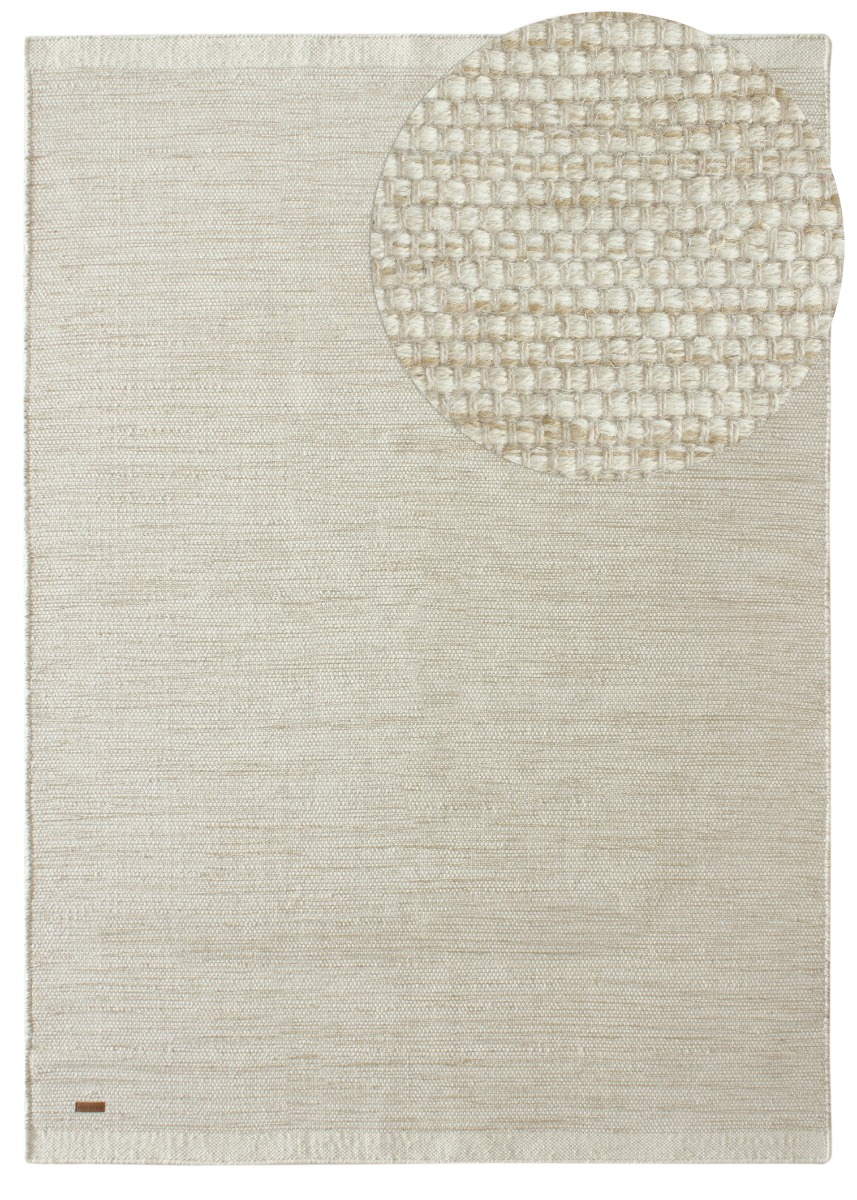 Norrsken Beige 240x340 cm Ullmatta