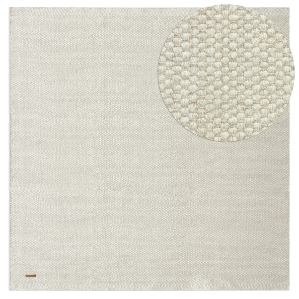 Norrsken Offwhite Kvadrat 240 cm Ullmatta