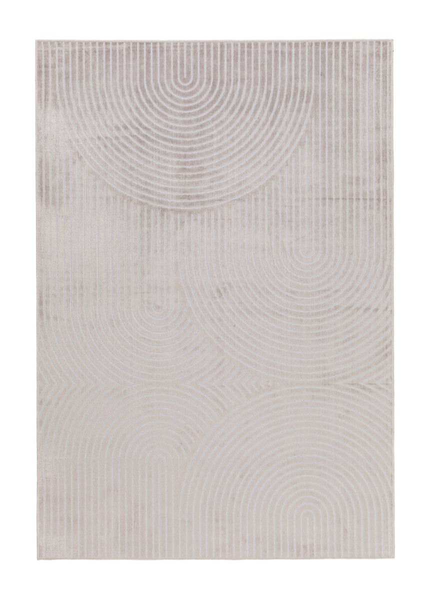 Giron Canyon Greige 160x230 cm Konstsilkesmatta