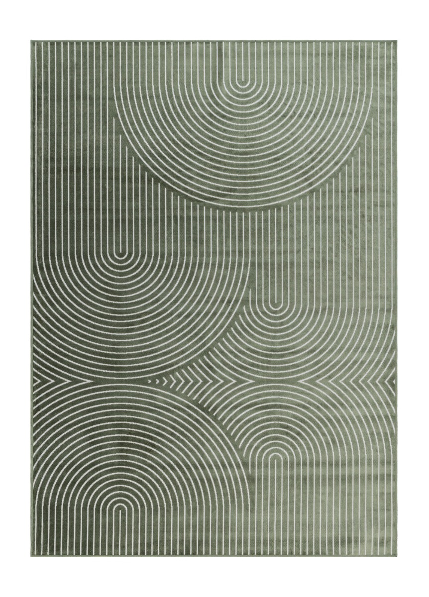 Giron Canyon Smaragdgrön 240x340 cm Konstsilkesmatta