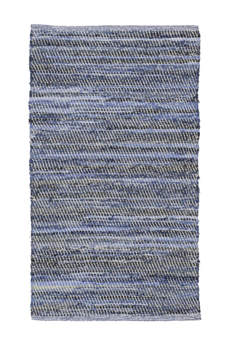 Nuzi Blå 75x270 cm