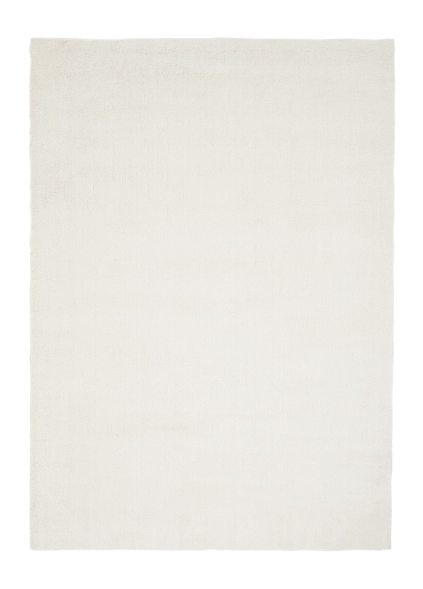 Benny Vit 200x290 cm Tvättbar Ryamatta