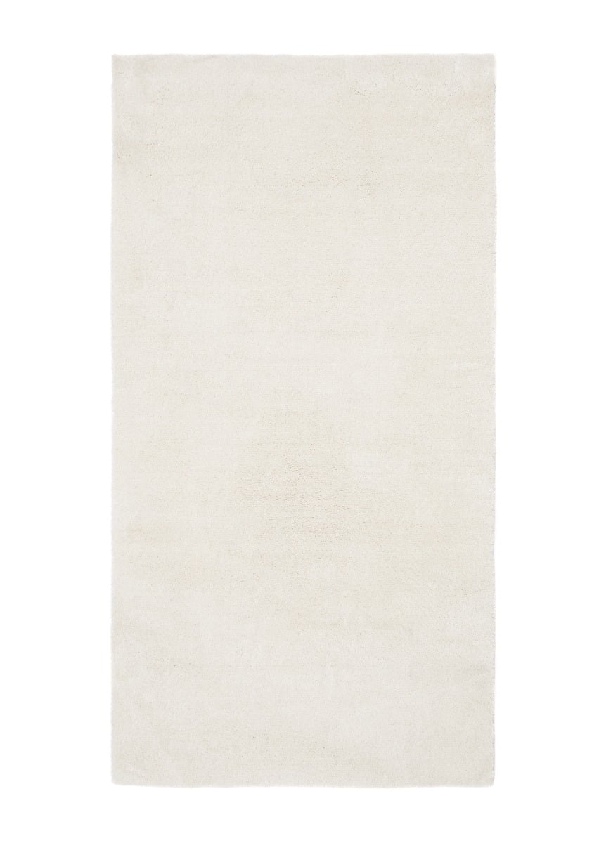 Benny Vit 80x180 cm Tvättbar Ryamatta