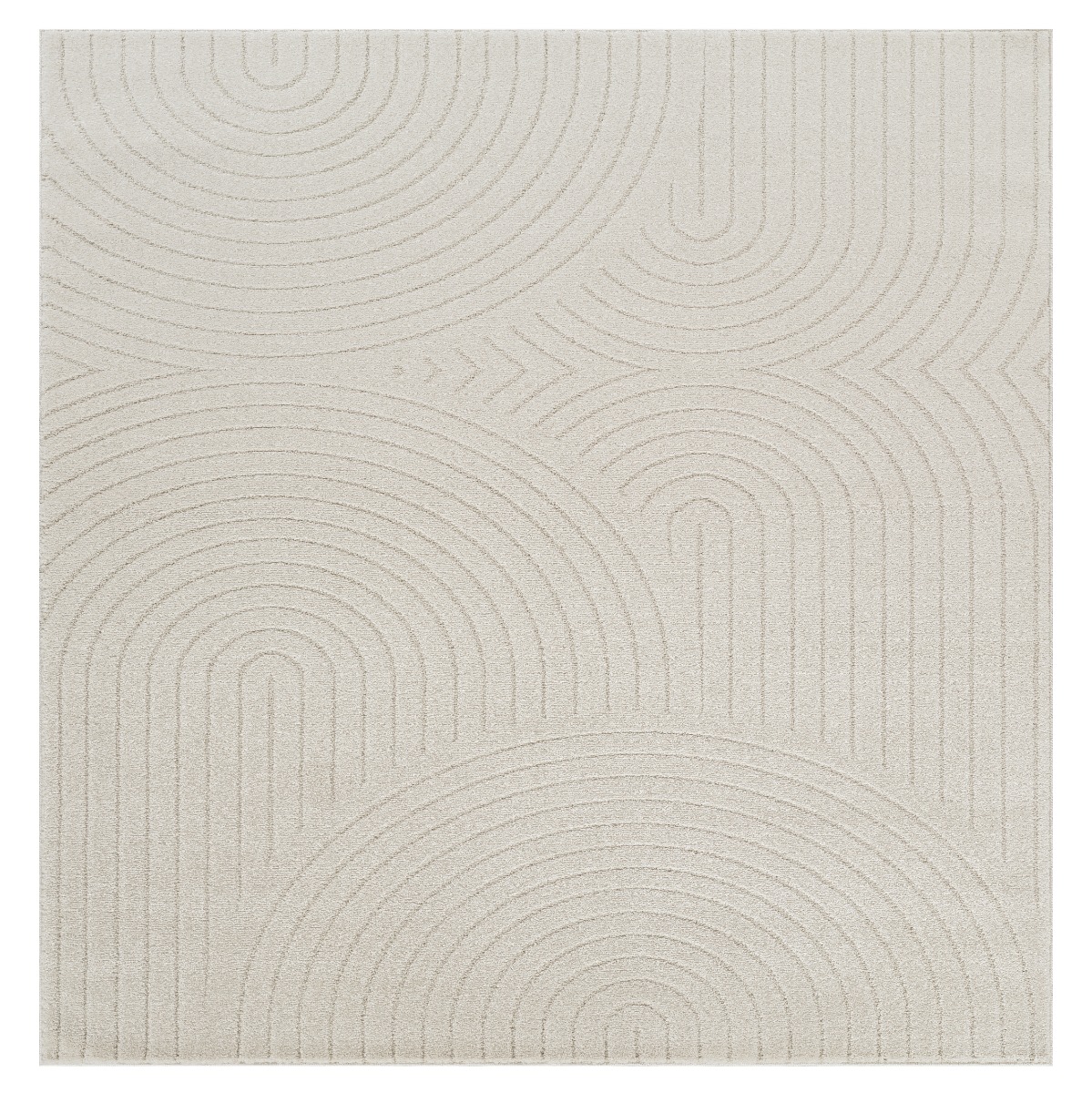Zara Bene Offwhite Kvadrat 300 cm Wiltonmatta