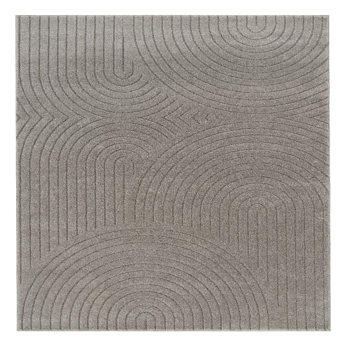 Zara Bene Grå Kvadrat 300 cm Wiltonmatta