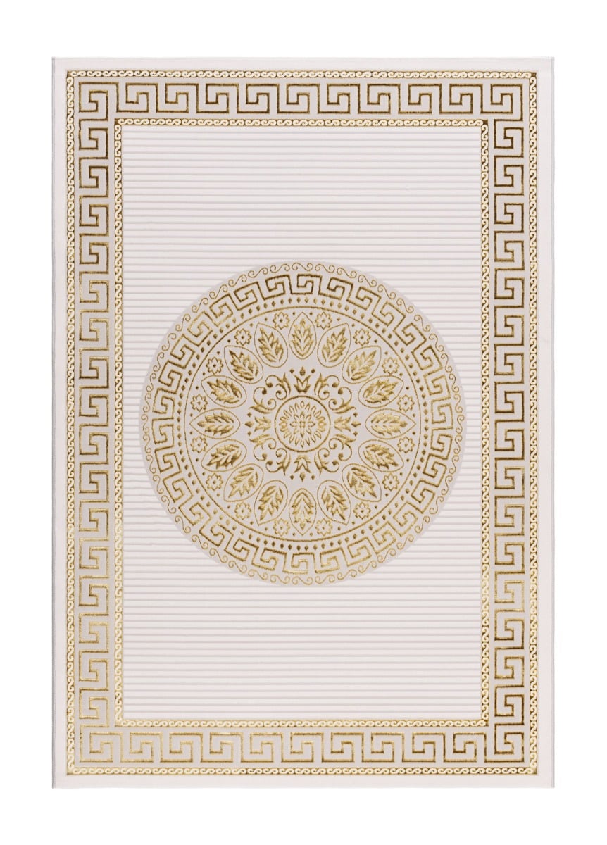 Hail Adorn Creme/Guld 240x340 cm Modern matta