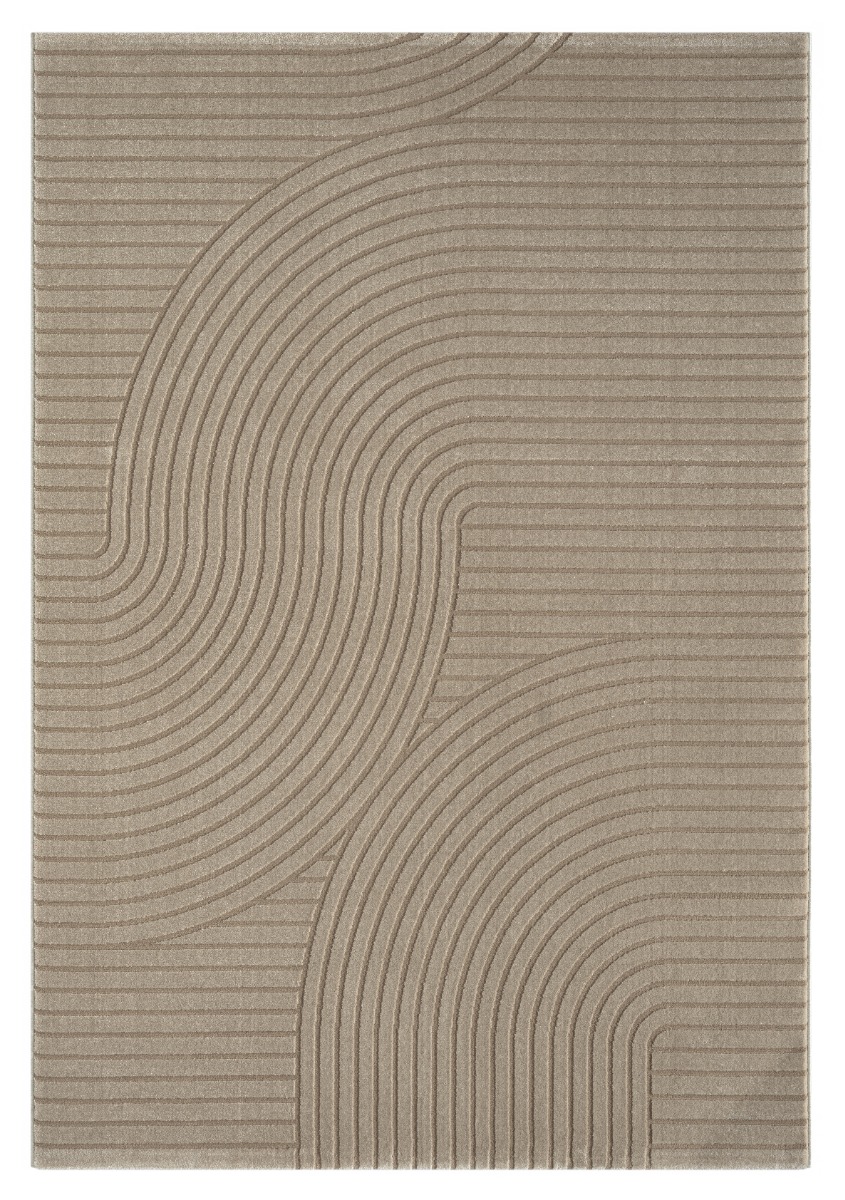 Bella Spin Mörkbeige 240x340 cm Wiltonmatta