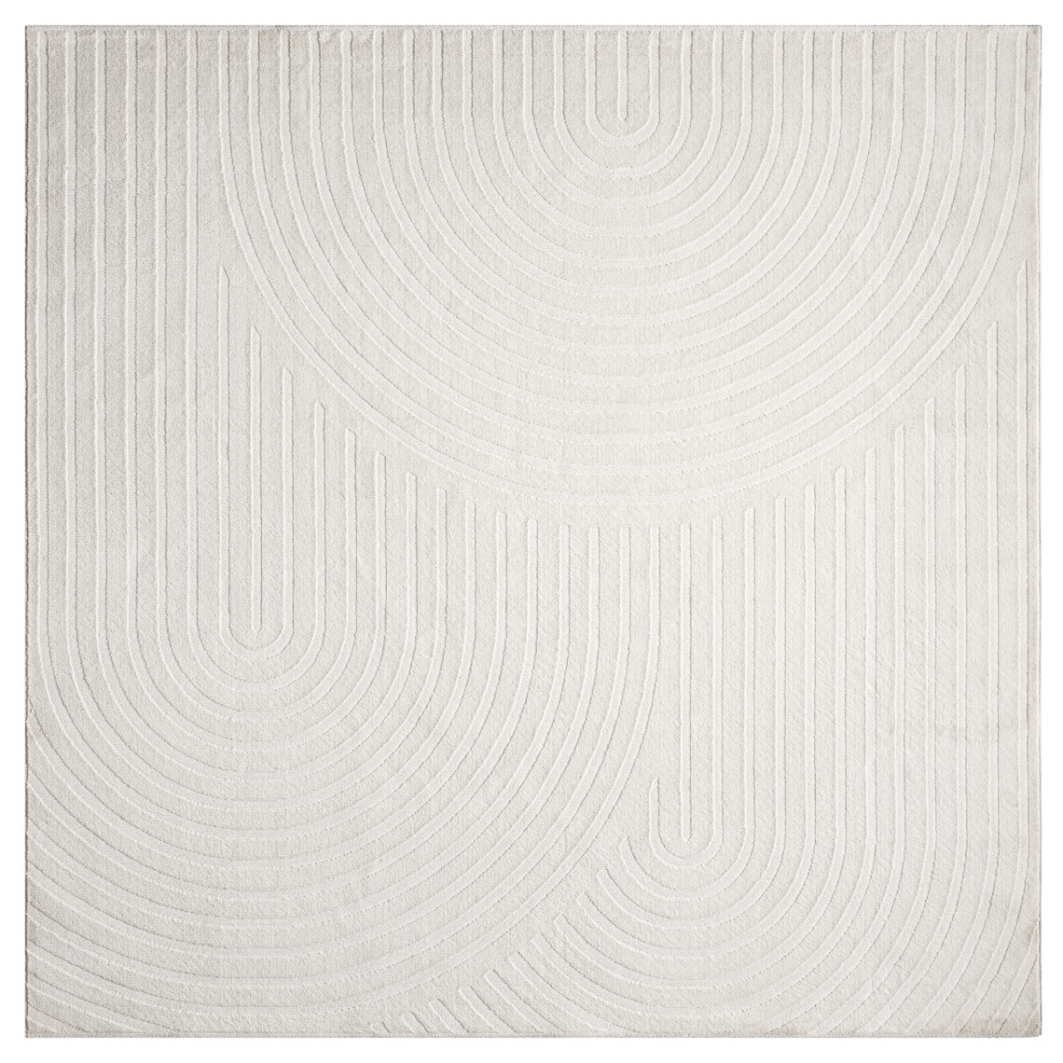 Bella Zen Offwhite Kvadrat 240 cm Wiltonmatta