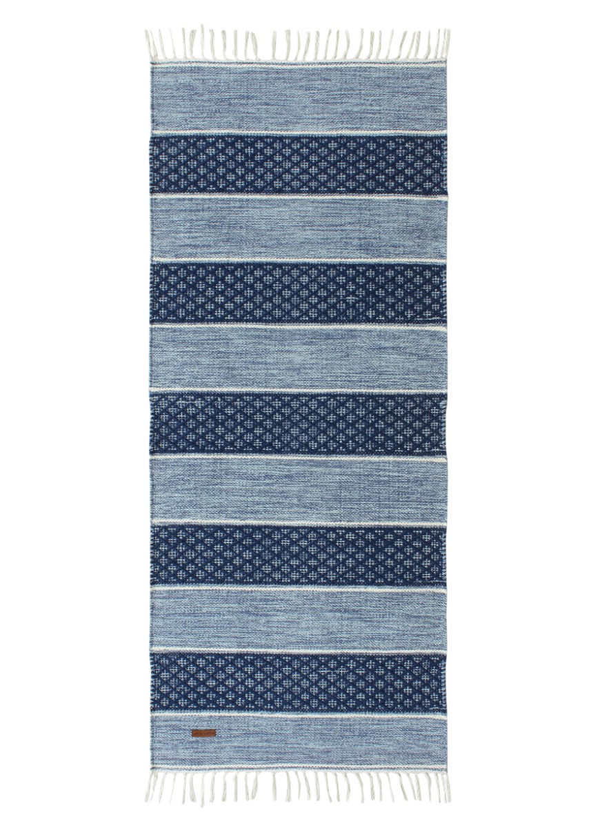 Loke Blå 75x150 cm Trasmatta