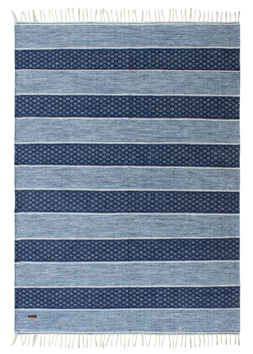 Loke Blå 133x190 cm Trasmatta
