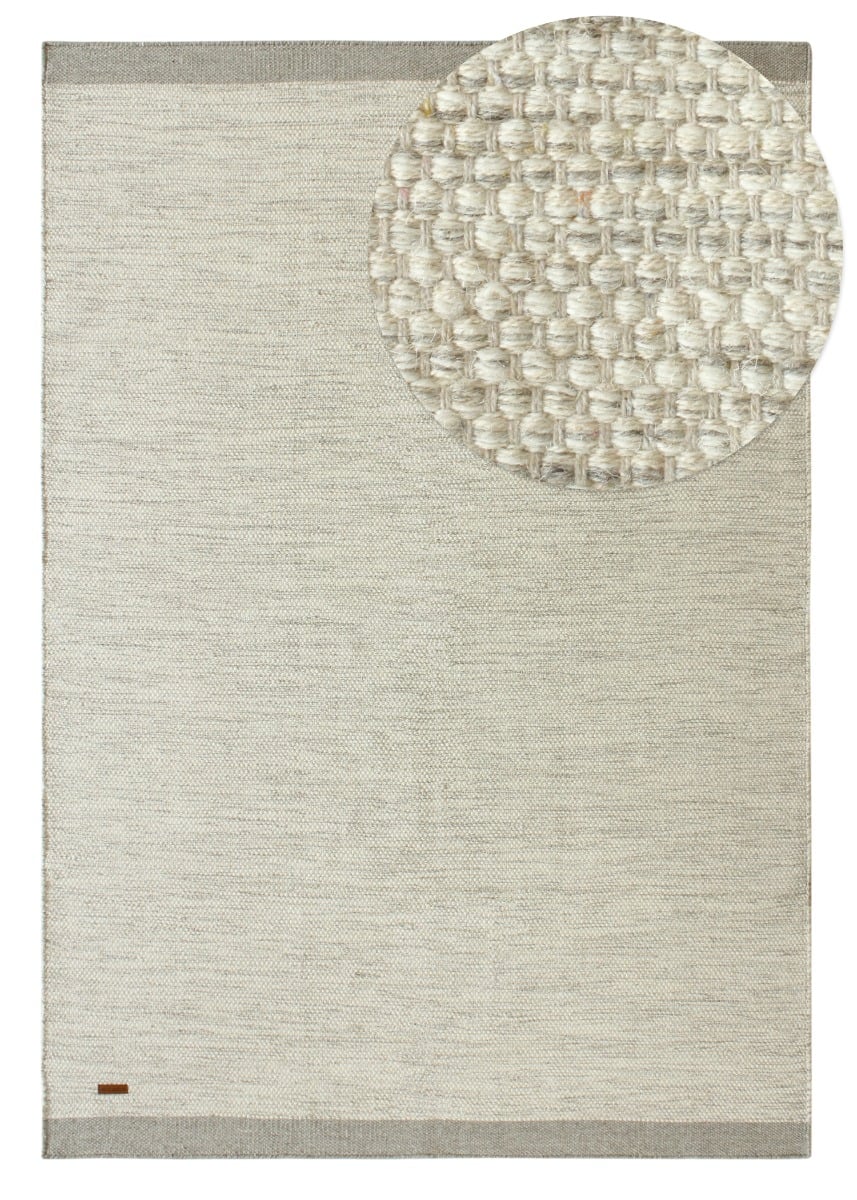 Norrsken Grå 240x340 cm Ullmatta