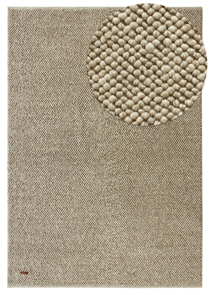 Haga Beige 240x340 cm Ullmatta