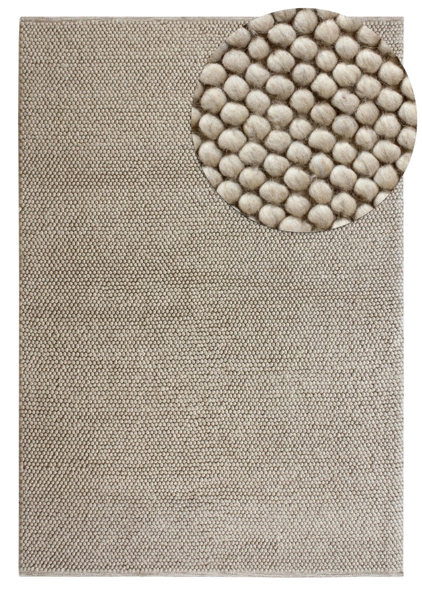 Maren Beige 160x230 cm Ullmatta