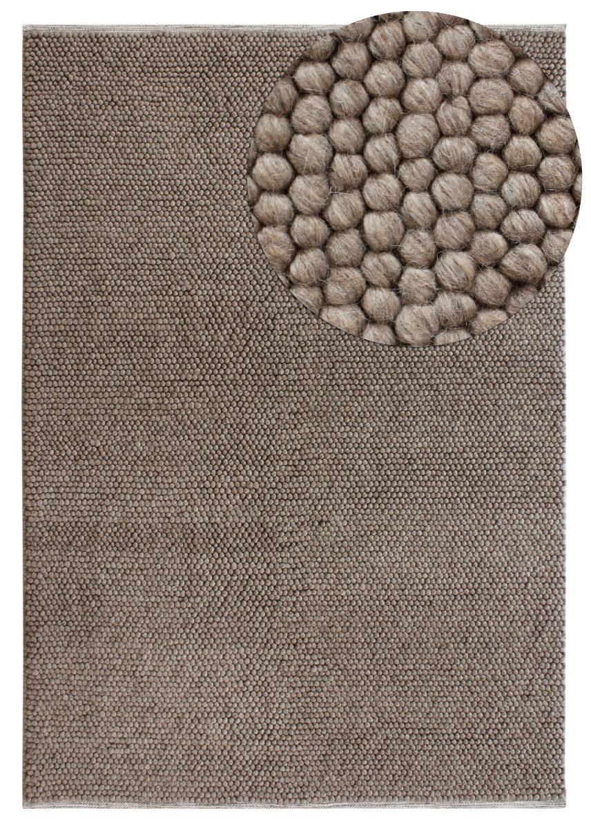 Maren Taupe 160x230 cm Ullmatta