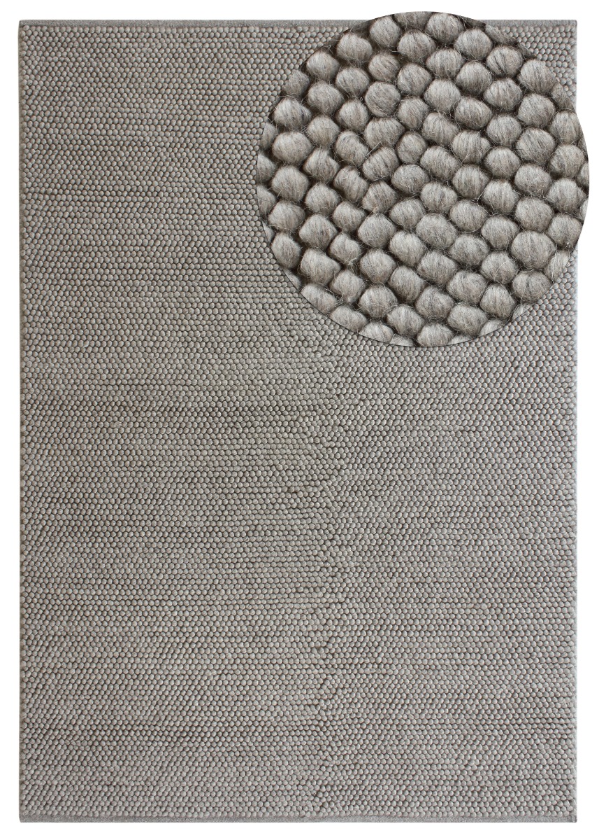 Maren Grå 160x230 cm Ullmatta