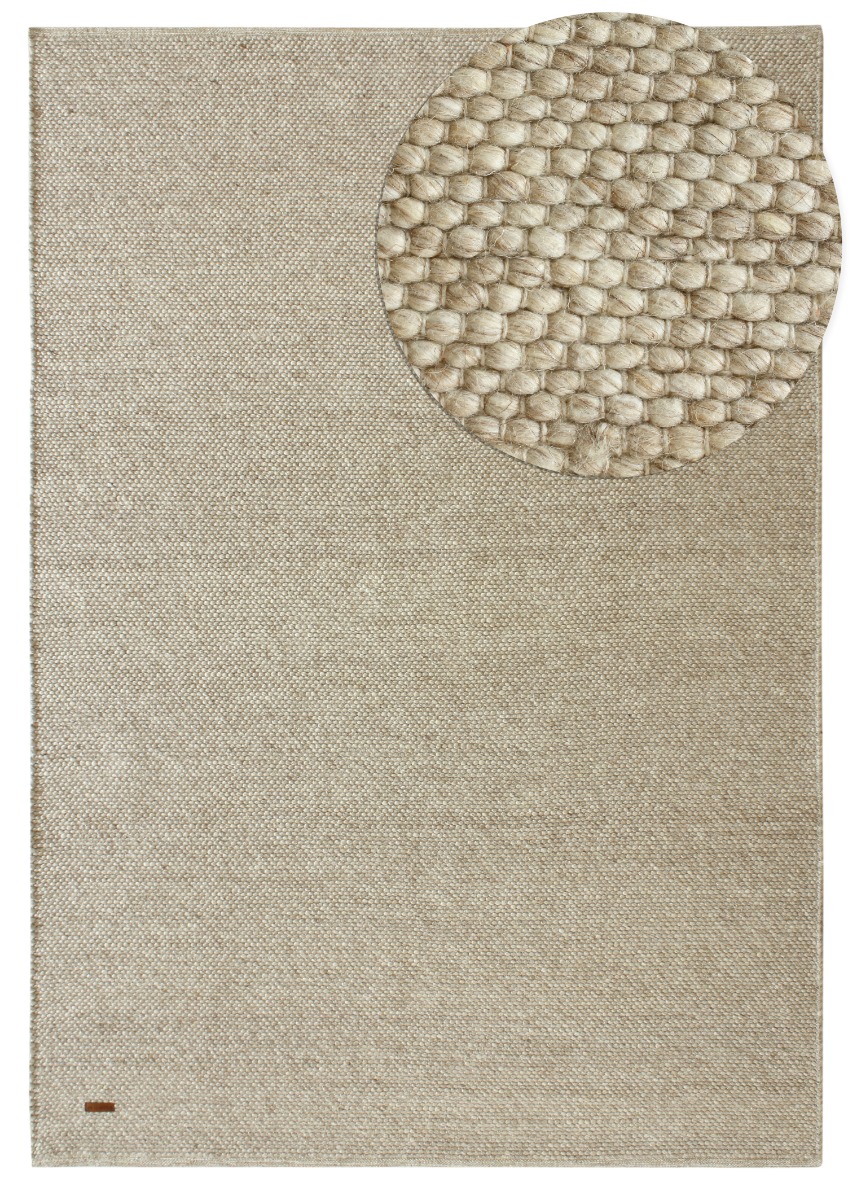 Elsa Beige 200x290 cm Ullmatta